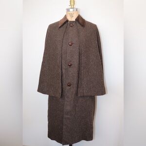 Vintage Bespoke Gentleman's Inverness Cape or Ulster Cape by Connock & Lockie
